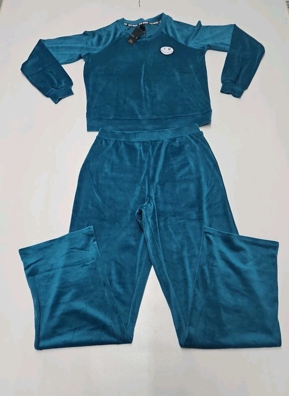Steve Madden 2 Piece Pajama Set Size Small Color Blue New